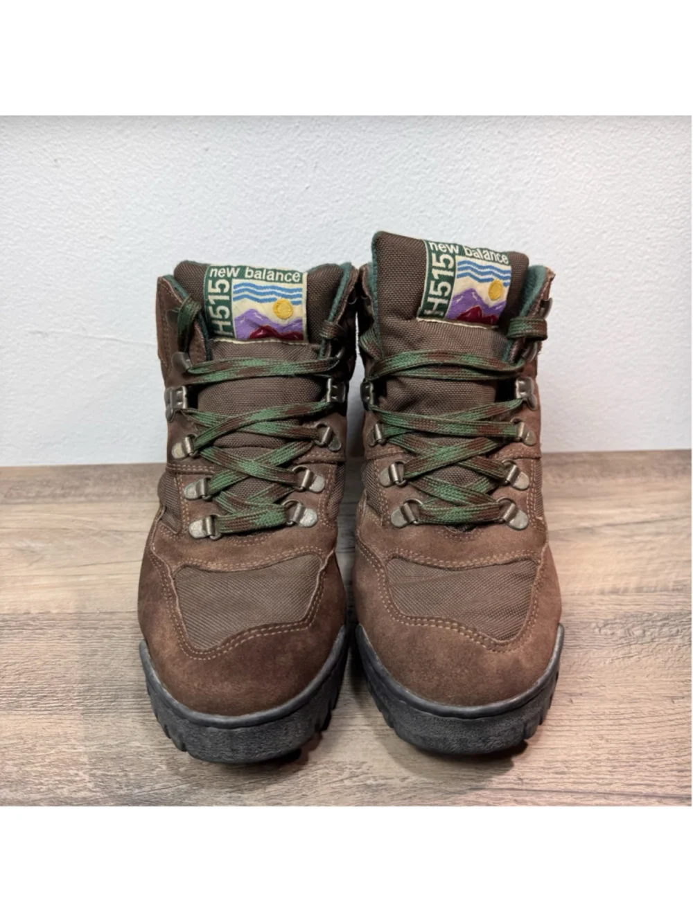 Vintage New Balance H515 Brown Suede Hiking Boots Trail Outdoor Women’s 8.5